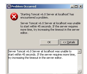 解决tomcat在Debug模式下无法启动问题  第1张