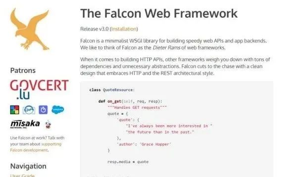 用Python构建API的八大流行框架  python 第3张