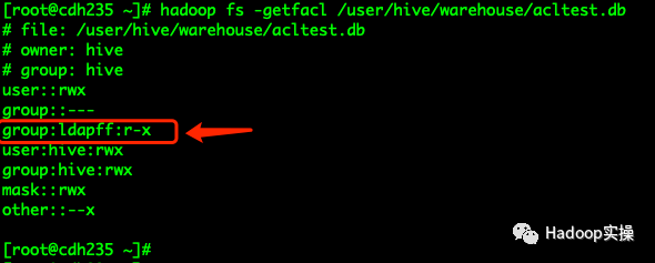 hadoop中用户有CREATE权限建表后无HDFS文件的ACL访问权限异常分析  hadoop 第8张