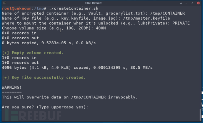 如何在kali Linux上创建一个用于隐藏文件的加密容器  kali linux 第2张