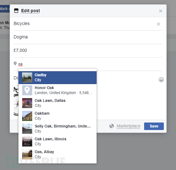 如何获取Facebook Marketplace卖家精确地理位置信息  facebook 第5张