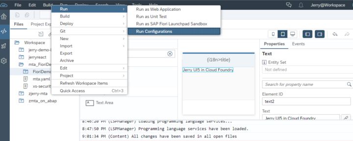 如何使用SAP Cloud WebIDE创建SAP UI5应用并部署  cloud 第11张