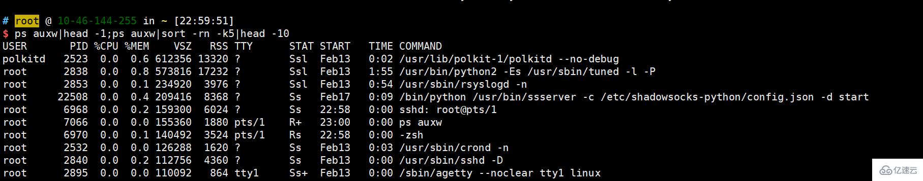 Linux系统中怎么查看最消耗CPU的进程  linux 第3张