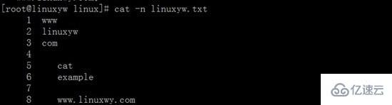 Linux系统cat命令怎么用  linux 第6张